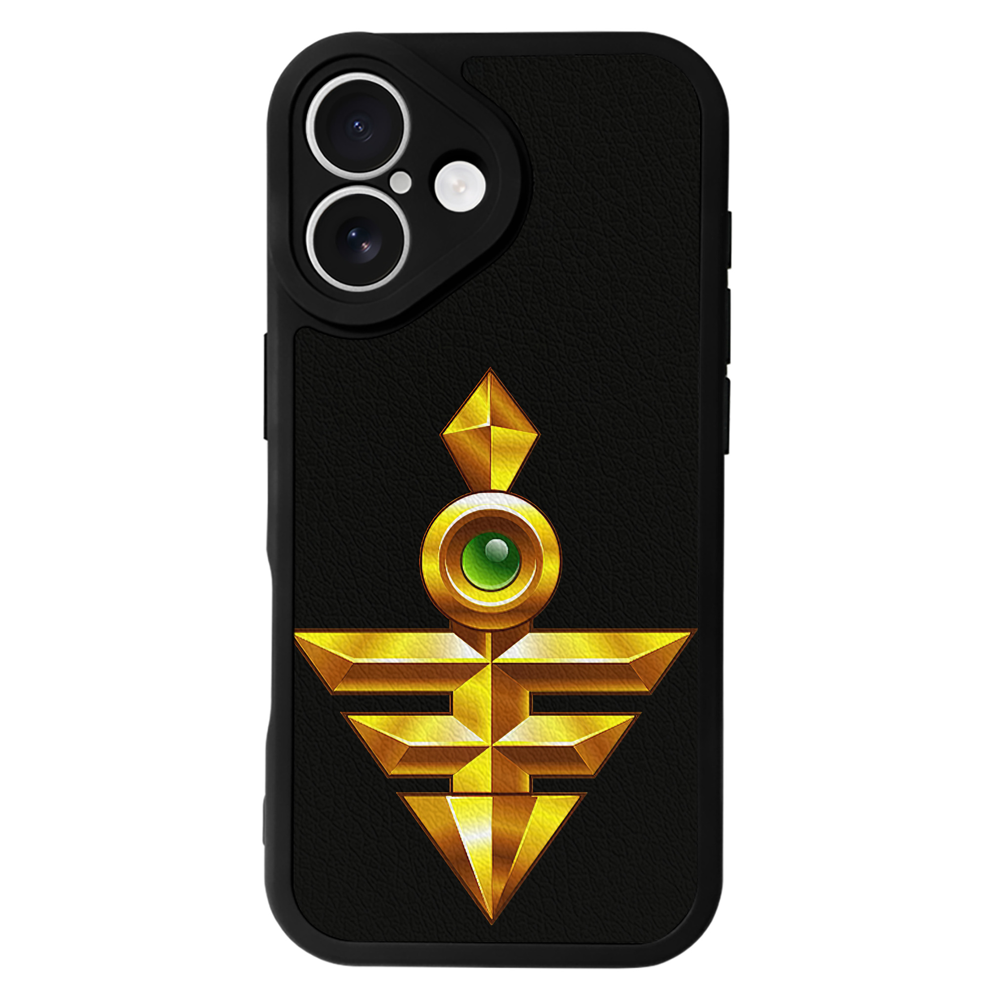 （画像用） 遊☆戯☆王 Yu-Gi-Oh! 【iPhone 16シリーズ対応】シリコンスマホケース（レザー調） 材質：シリコン